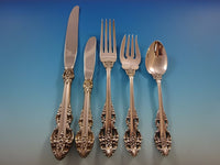 El Greco by Reed & Barton Sterling Silver Flatware Service For 12 Set 65 Pcs
