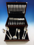 Grand Victorian by Wallace Sterling Silver Flatware Set For 12 Service 54 Pieces