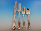 Dorothy Vernon by Whiting Sterling Silver Flatware Set 8 Service 68 pcs Dinner