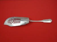 English Georgian Sterling Fish Server London 1824 pierced William Knight 12 1/4"