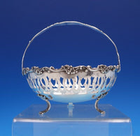 Floral by Theodore Starr Sterling Silver Candy Dish w/Swing Handle #888 (#7782)