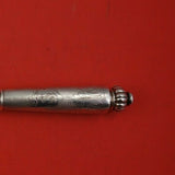 French Sterling Silver Asparagus Server Hooded HH AS Engine Turned Pcd 10 1/2"
