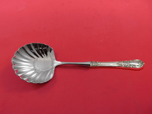 American Victorian by Lunt Sterling Silver Berry Spoon Shell Bowl Custom