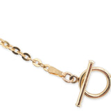 14k Yellow Gold Heart Locket with Cable Chain 18.5" and Toggle Clasp (#J7184)