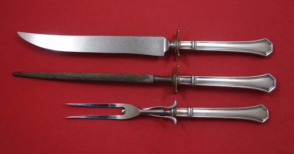 Columbia by Reed and Barton Sterling Silver Roast Carving Set HHWS 3pc