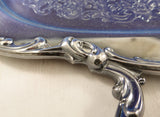 Georgian Rose by Reed and Barton Sterling Silver Tea Set 4pc w/ SP Tray (#9012)