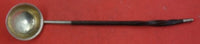 GR Coin Silver Toddy Ladle w/ Twisted Handle 8 5/8" Serving Heirloom Silverware