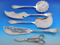 Tulipe Tulip by Boulenger French 950 Sterling Silver Flatware Service Set 214 pc