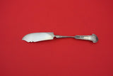 Corinthian by Gorham Sterling Master Butter flat handle brite-cut engraved 8"