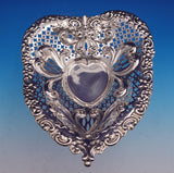 Chantilly by Gorham Sterling Silver Fruit Bowl Heart Shaped Pierced #965 (#9073)