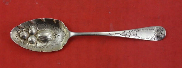 English Victorian Sterling SilverBerry Spoon London 1841  8"