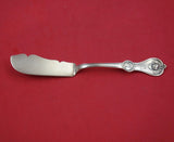 Strawberry by Durgin Coin Silver Master Butter flat handle 7 1/4"