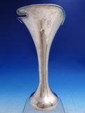 Melda Turkish 900 Silver Vase 5 3/4" x 5" x 10 1/2" Modernism (#8765) Unique!