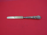 French Sterling Silver Dessert Knife HH AS vermeil rococo mask figural 7 7/8"