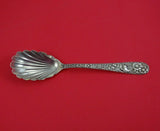 Repousse by Kirk Sterling Silver Sugar Spoon Shell Bowl .925/1000 6 1/8" Serving