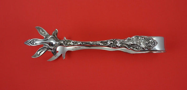 Irian by Wallace Sterling Silver Ice Tong  7 3/4"