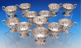 Repousse by S. Kirk & Son Sterling Silver Punch Bowl Set 15-pc #4348-2 Fabulous!