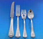 Hepplewhite Reed & Barton Sterling Silver Flatware Set Service 38 pcs F Monogram