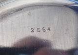 Floral by Alvin Sterling Silver Dessert Plate Daffodil Pierced Rim #2864 (#8679)