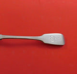 Charles Eley English Georgian Sterling Silver Dinner Spoon Engraved Lion 8 1/2"