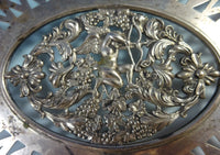 Theodore Starr Sterling Silver Basket with Cherubs and Grapes #2296 (#1326)