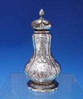 Durgin Sterling Silver Salt and Pepper Shakers #1833 Engraved (#7093)