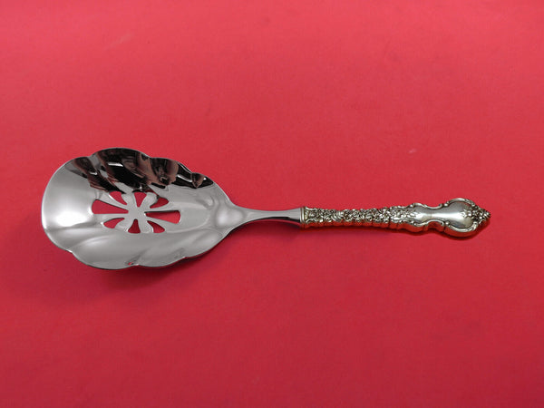 Du Barry by International Sterling Silver Vegetable Spoon Pierced HH WS Custom