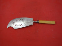 English Georgian Sterling Silver Fish Server London 1817 Pierced Engraved 11"