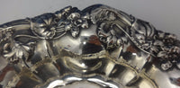 Violet by Whiting Sterling Silver Fruit Bowl Circa 1908 8 3/4" Diameter (#0698)