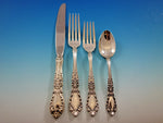 Prince Eugene by Alvin Sterling Silver Flatware Set for 12 Service 48 pieces