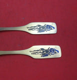Christmas by A. Michelsen Sterling Silver Fork and Spoon Set 2pc 1966 Vermeil