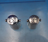 Mexican Sterling Silver Salt and Pepper Shaker Set 2pc Pierced #TO-59 (#6858-2)