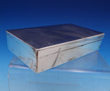 Mappin and Webb English Victorian Sterling Silver Box Double Hinge Lid (#7947)