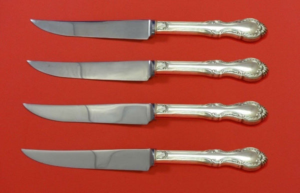 Southern Colonial by International Sterling Silver Steak Knife Set 4pc Custom