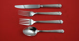 Aria By Christofle France Sterling Silver Regular Size Place Setting(s) 4-pc