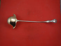 Old Colonial by Towle Sterling Silver Punch Ladle gold wash  12 3/4"