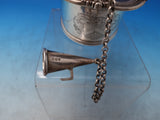 English Georgian Sterling Silver Inkwell on Tray London 1829 Joseph Argell #7315