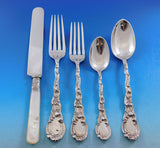 Louis XV by Durgin Sterling Silver Flatware Set Service 54 pc Rare In Fitted Box