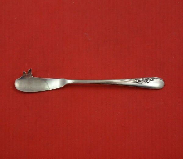 Blossom Time by International Sterling Silver Cheese Knife w/Pick 2-Tine Orig 6"