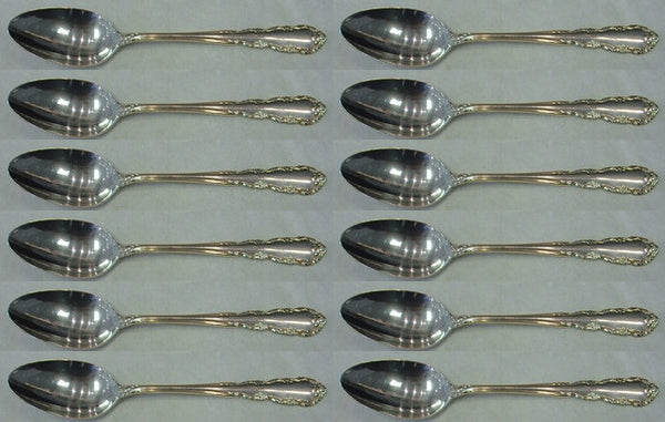 Shenandoah By Wallace Sterling Silver Place Soup Spoon Set of 12 pcs 7"