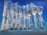 Old Italian by Buccellati Italy Sterling Silver Flatware 6 Set 63 pc Dinner New