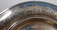 Noahs Ark by Gorham Sterling Silver Child'S Set 2pc Bowl and Underplate (#1238)