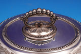 John Grinsell and Sons English Silverplate Vegetable Dish Covered Beaded (#9230)