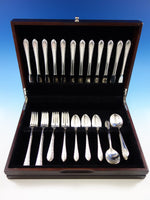 Wild Flower by Royal Crest Sterling Silver Flatware Set 12 Service 60 Pcs Grille