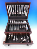 Sequoia by Ercuis Sterling Silver Flatware Set 12 Dinner Service 87 pcs French