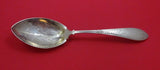 Palm by Gorham Sterling Silver Berry Spoon with Bright-Cut Leaves In Bowl 8 7/8"