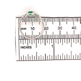 Fine Platinum Genuine Natural Emerald and Diamond Ring (#J4857)