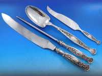 Hyperion by Whiting Sterling Silver Flatware Set Service 193 pc Lg Vintage Chest