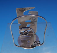 Leonore Doskow Sterling Silver Letter Holder Handwrought 3 1/4" x 2 1/2" (#7884)