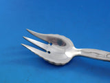 Lap Over Edge Acid Etched by Tiffany Sterling Pastry Fork with Grapes 6 1/4"